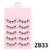 Fábrica de pestañas postizas DINGSEN suministro estable 5 pares de pestañas maquillaje natural maquillaje diario pestañas COS