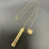 Tailândia marca de joias buda pingente estrela de arroz suctor tubo dragão po colar escritura retrô luxo leve moda joias criativas pingente