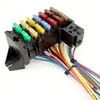 Caja de Fusibles de Múltiples Vías para Modificación de Automóviles con Portafusibles Cableado para Vehículos, Disponible en 4 Vías, 6 Vías, 8 Vías, 10 Vías, 12 Vías, 14 Vías