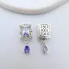 Dorado Cobre de Alta Retención de Color Hecho a Mano DIY Zirconia Perla Cuentas Espaciadoras de Múltiples Pasadas Vintage Francés Collar Pulsera Accesorios de Joyería