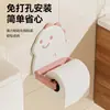 Suporte de papel higiênico de dinossauro de desenho animado para banheiro, suporte de rolo de papel higiênico montado na parede, caixa de lenços de papel para banheiro, armazenamento de lenços de papel