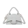 Bolso de mano mini de lentejuelas de moda, nueva colección 2025, color liso, bolso de hombro, bolso cruzado, bolso cuadrado pequeño para mujer