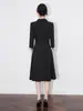 2511909-Vestido Inteligente Formal Profesional de Commuter Intelectual Nuevo Estilo Otoño Temprano Elegante de Gama Alta Cuello Desmontable