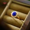 Anillo de Plata de Ley S925 Copo de Nieve Lapislázuli para Mujer con Accesorios de Perla de Concha, Estilo Retro Europeo y Americano Diseño de Nicho Modelo Nuevo Hy