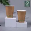 Taza de Papel Biodegradable Taza Desechable para Café