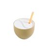 Venta al por mayor de fábrica taza para bebida de té con leche taza de plástico PET con pajita taza con forma de fruta de fresa piña sandía taza con pajita