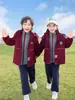 Chaquetas Infantiles 3 en 1 para Otoño e Invierno, Uniformes Escolares, Uniformes de Primaria, Ropa Gruesa para Niños, Ropa de Exterior para Niñas
