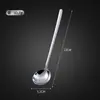 Acero inoxidable 304 cuchara para profundizar mango largo Cuchara olla caliente condimento cuchara de cabeza grande cuchara coreana casera cuchara de alto valor de color