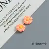 Acessórios de Resina Flor Margarida Colorida Pequena DIY Cola de Creme Capa de Celular Ímã de Geladeira Furo Fivela de Sapato Acessórios para Cabelo