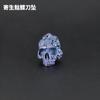 Colgante de calavera con forma de cuchillo, joyería EDC, colgante de cuerda con forma de paraguas, hueso de calavera, importado de Estados Unidos, cobre blanco, latón, cobre rojo, lote de fábrica