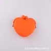Carteira de Silicone em Formato de Coração Porta-Moedas Criativo Bolsa de Chaveiro de Silicone em Formato de Coração Carteira Criativa em Formato de Coração Atacado