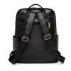Comercio exterior al por mayor 2024 nuevo bolso de hombro vintage para mujer de PU simple todo partido color sólido gran capacidad mochila para exteriores moda