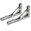 Acero Inoxidable 304 Trípode Plegable Soporte de Pared Estante Estante de Almacenamiento Mesa de Comedor Escritorio de Computadora