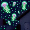 Comércio Exterior Amazon Transfronteiriço Adesivos Luminosos de Água-viva Mágica para Decoração de Quarto Infantil Adesivos de Parede Atacado