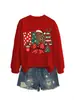 Amazon eBay sitio independiente moda personalizada nuevo sombrero de Navidad con lazo para mamá de mujer sudadera con taza de café