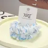 Scrunchie Floral de Chiffon Fresco e Colorido, Elástico e Confortável para Uso Prolongado, Estilo Coreano, Estilo Ins, Suave e Atmosférico, Acessório de Cabelo Feminino