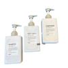 Champú de Hotel Minimalista 500ml Blanco Porcelana Cuadrado Plano Champú Baño Ordenado Embotellado Traje