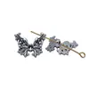 18x14mm 1.3g Plata Antigua Colgante Pequeño para DIY Material Hecho a Mano Cuentas Espaciadoras de Mariposa Cuentas con Agujero Pequeño