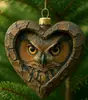 Decoraciones de Colgante Plano Acrílico de Nuevo Producto Transfronterizo Adornos Navideños Regalo Navideño Perfecto Animales para Árbol de Navidad