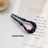 Horquilla de acetato de mariposa en forma de U para moño con cabeza de bola, estilo antiguo, combinable con todo, horquilla de plástico, accesorios para el cabello, venta al por mayor