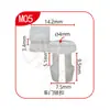 Dinghui Aplicable Universal Clip de Manija de Puerta de Consola Central de Coche Varilla de Soporte de Cerradura de Puerta Posicionador Hebilla de Pin de Tubería de Aceite