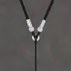 Pingente de Jade com Mantra de Seis Caracteres de Ágata Natural com Cordão para Pendurar, Pingente de Jade com Fecho de Segurança, Colar com Pingente Unissex com Cordão para Pendurar