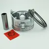 Generador de Gasolina Partes 168F170F188F190F192F Anillos de Pistón GX160 Ensamblaje de Pistón de Motor de Gasolina