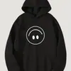 Moletons Europeus Transfronteiriços com Estampa Expressiva para Homens Hoodie Gráfico