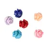 6mm Rosa En relieve 8mm Multicolor Rosa Concha Sintética Rosa Flor Pequeña Agujero Pasante Cuentas Sueltas Accesorios para Joyería Antigua DIY