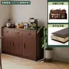 Mueble de té para sala de estar, aparador independiente multicapa para uso doméstico, estante de almacenamiento integrado montado en la pared, estante multifuncional para rincón de café