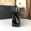 Bolsa de Ombro Retrô Mais Vendida no Exterior, Versátil de Alta Qualidade com Temperamento para Mãe, Bolsa de Mão de Couro Envernizado com Estampa de Cobra de Luxo Leve, Bolsa Transversal
