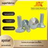 Parafusos Carruagem Americanos Cabeça Semicircular Pescoço Quadrado Nível 2 Nível 5 Galvanizados Vendas Diretas da Fábrica Parafusos Carruagem À Prova de Ferrugem