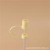 8mm 10mm 12mm tapa de pajita de vidrio tapón antipolvo para pajita tapa de pajita combinada desmontable muñeca linda