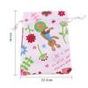 Bolsa de algodón con cordón estampada, pequeña bolsa para el hogar, para viajes, almacenamiento de artículos diversos, bolsa para regalo de Navidad, disponible en stock.