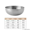 Tigela de aço inoxidável 304 de camada única estilo coreano com tampa, prato de molho multiuso na cor dourada, prato de kimchi, tigela de molho de arroz