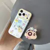 Etiqueta rayada Shin-chan diseño lindo adecuada para iPhone 17, Apple 18 Pro Max, soporte, funda de teléfono 15, 16 succión magnética