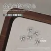 Joias para Nail Art Zircônia Laço Sino Pérola Liga Laço de Gravata Laço de Fita Zircônia Decoração de Unha 1 Peça