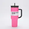 Taza Termo de Acero Inoxidable de Gran Capacidad Amazon 40oz Taza para Hielo Portátil para Exteriores Taza con Popote Termo Taza de Agua Personalización