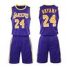 Conjunto de Uniforme de Baloncesto Jersey Kobe Bryant No. 24 Lakers Lebron James No. 23 Uniformes de Equipo Impresos para Niños, Hombres y Mujeres, de Secado Rápido