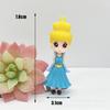 Llavero de Muñeca Colgante de Blancanieves de Dibujos Animados Colgante Pequeño Hecho a Mano DIY Accesorios de Caja Sorpresa de Princesa Congelada