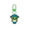 Llavero de Goma Suave de Fantasma de Halloween Dibujado Hebilla de Puerta en Forma de 8 en Forma de U Llavero Pinza de Langosta Figura de Muñeco Hebilla Colgante Adorno