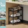 Zapatero para Puerta de Entrada, Uso Doméstico, Zapatero Pequeño Estrecho Multicapa para Habitaciones de Alquiler, Dormitorios, Zapatero Pequeño Simple