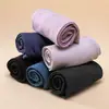 Pantalones cálidos de terciopelo para mujer, sin costuras, pantalones interiores para niños, otoño e invierno, forrados de felpa, uso diario, pantalones largos de color liso