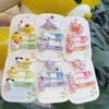 Super Fofo Presilha de Cabelo Sanrio de Alto Valor Desenho Animado para Menina Clipe Lateral Infantil Cabelo Quebrado Franja Clipe de Bebê Acessórios de Cabelo Mulheres