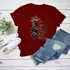 Em um mundo distintivo meia abacaxi estampa criativa camiseta de manga curta masculina e feminina algodão poliéster AliExpress