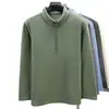 Liquidación de Sudaderas de Forro Polar de Excedente de Comercio Exterior para Hombre, Capa Base de Forro Polar Casual con Media Cremallera y Cuello Alto