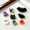 Pinzas para el pelo de dibujos animados de Halloween, pinzas pequeñas de araña y calabaza, pinzas para flequillo para fiestas navideñas, accesorios para el pelo divertidos y versátiles para mujeres
