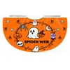 Capa Naranja de Halloween Hecha a Medida de Fábrica para Niños con Diseños Impresos de Calabaza y Araña, Divertida Capa de Disfraz