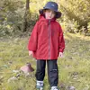 Jaqueta de Outono para Meninos Três em Um Corta-vento Roupas Infantis Estilo Primavera e Outono Roupa Superior à Prova de Vento e Impermeável para Bebês Roupa de Exterior para Meninos