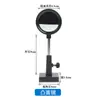 Lente Cóncavo-Convexo de Mano para Estudiante con Base Desmontable Lupa Recta 3cm 4cm 5cm Grupo de Óptica Accesorios Juego de 6 Piezas